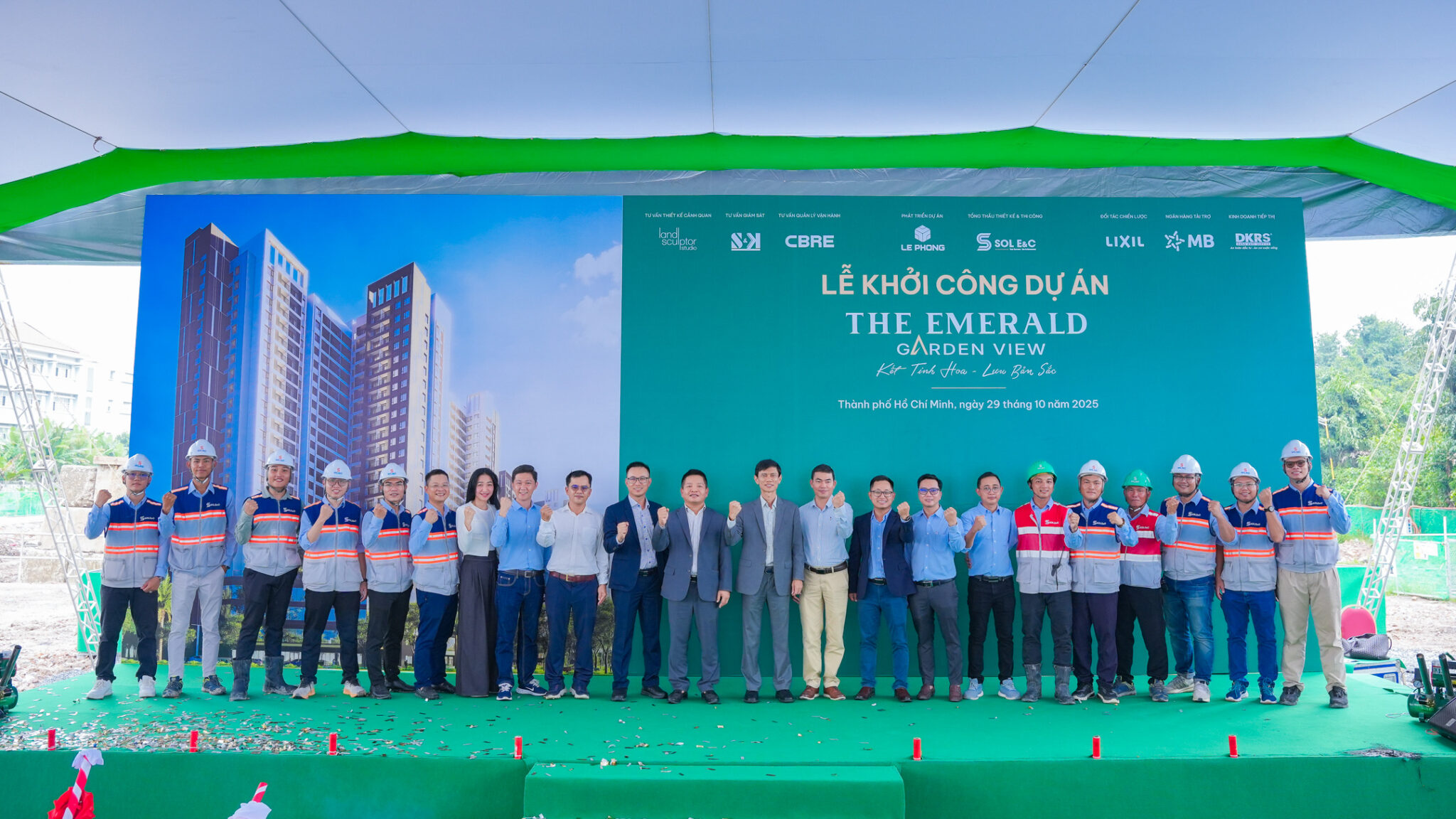 Official Groundbreaking of The Emerald Garden View Project in Ho Chi ...